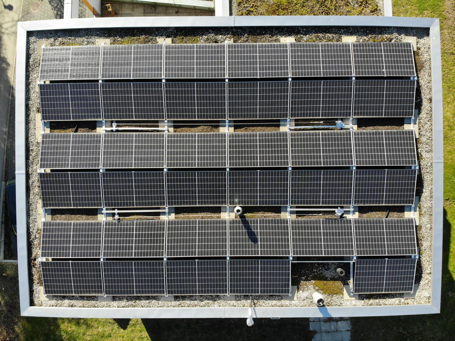 solar panels sports hall Switzerland