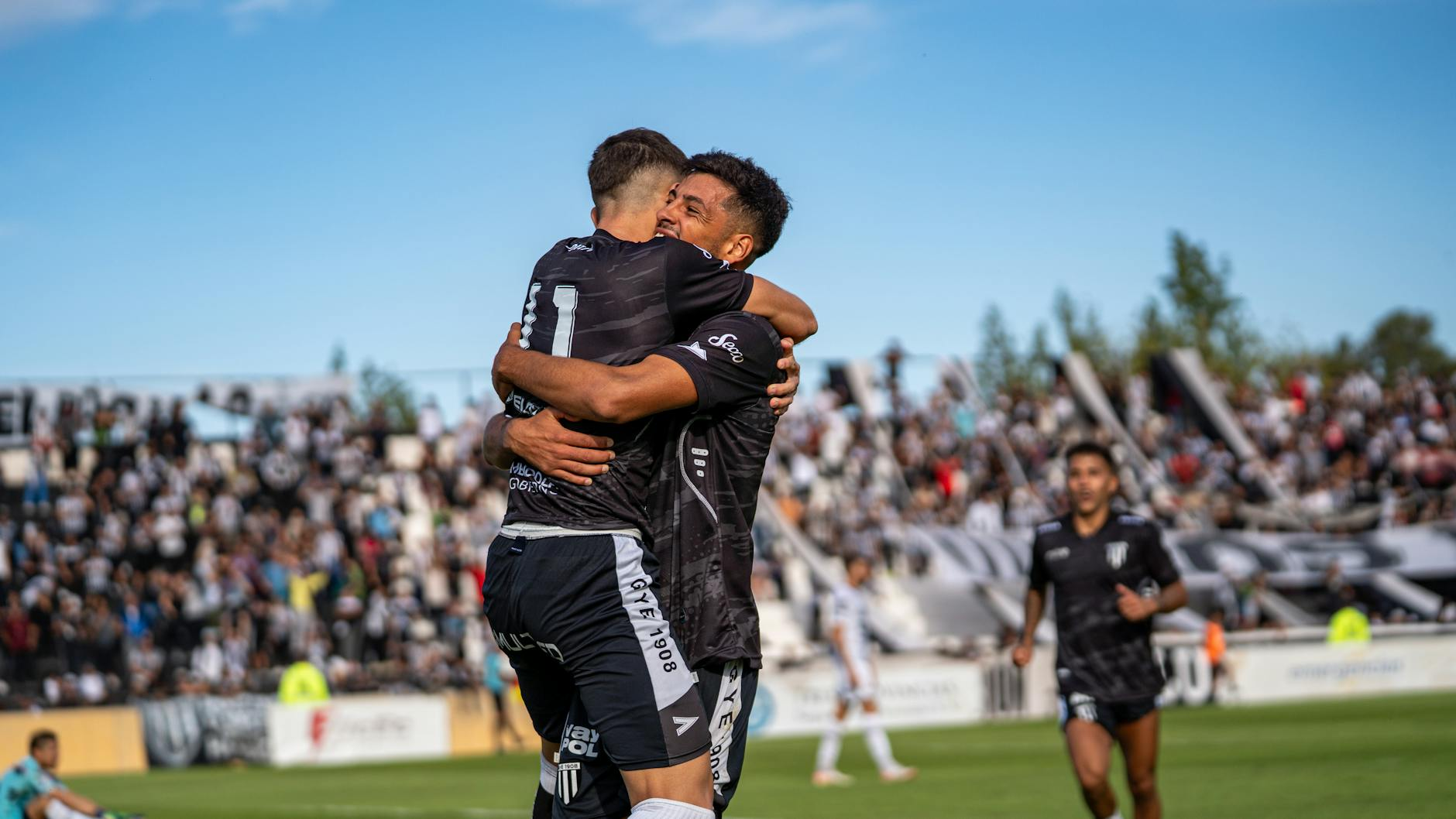 Lugano player celebrating