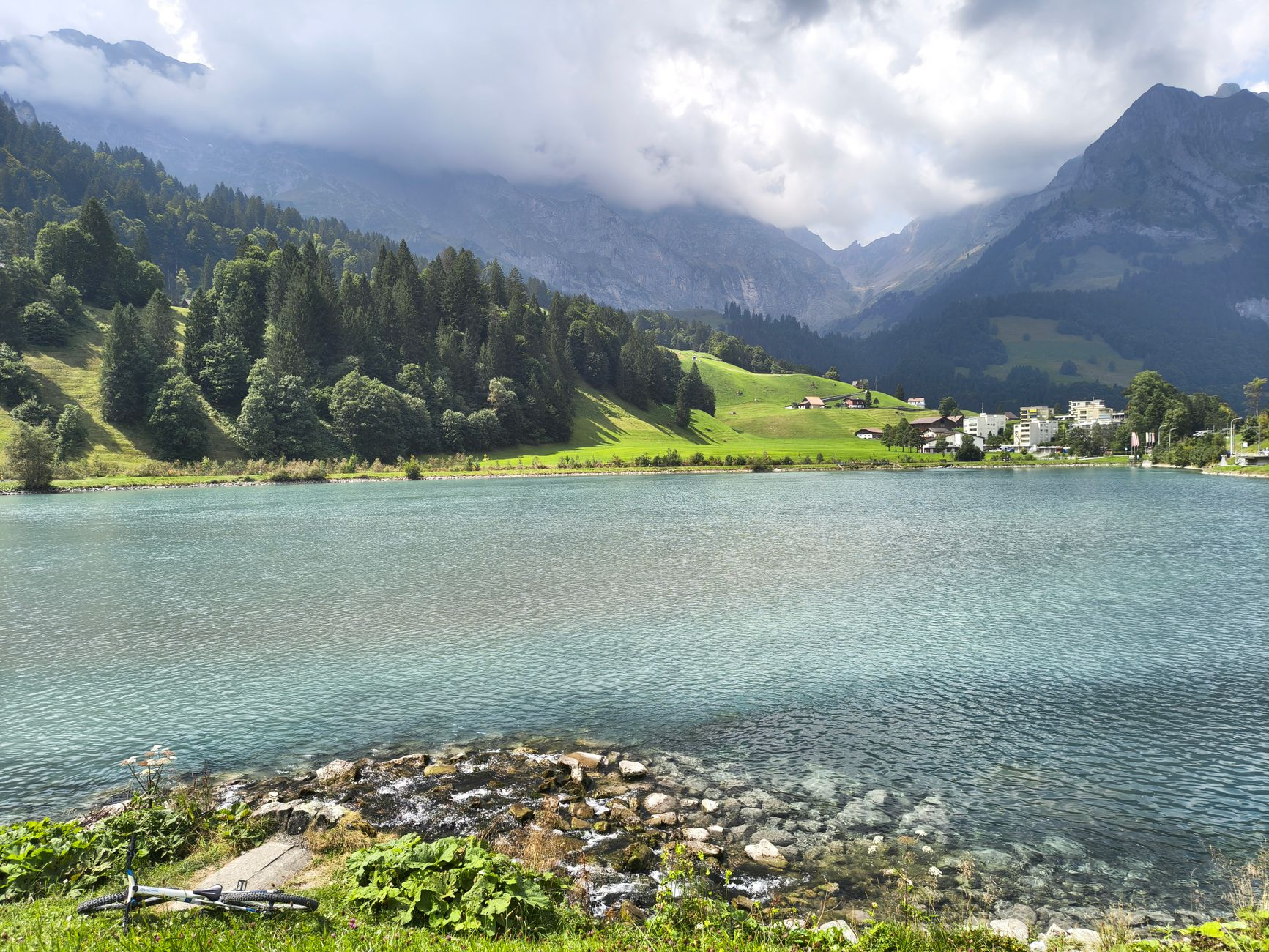 e-bikes swiss alps scenery