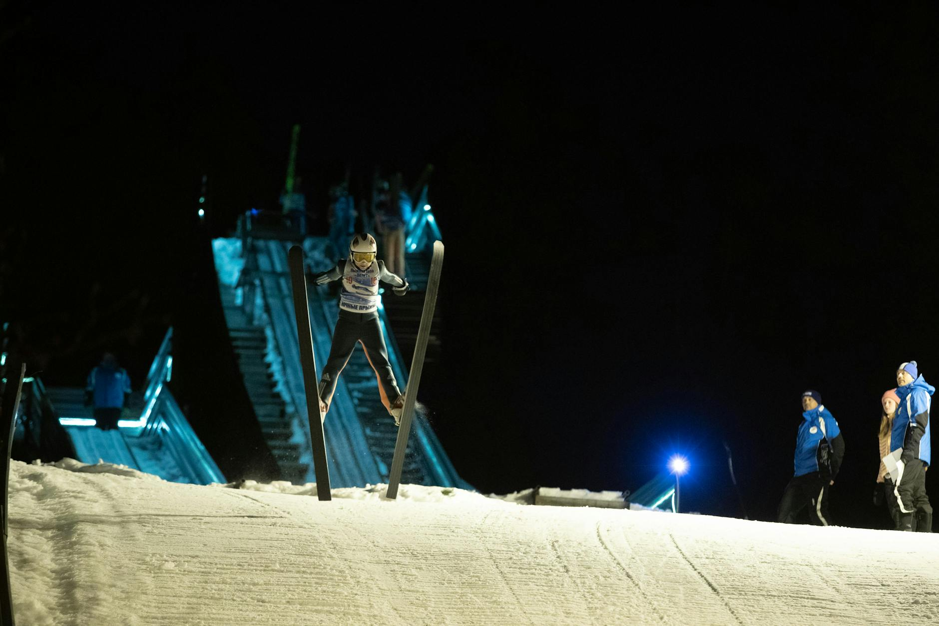 young ski jumper competition